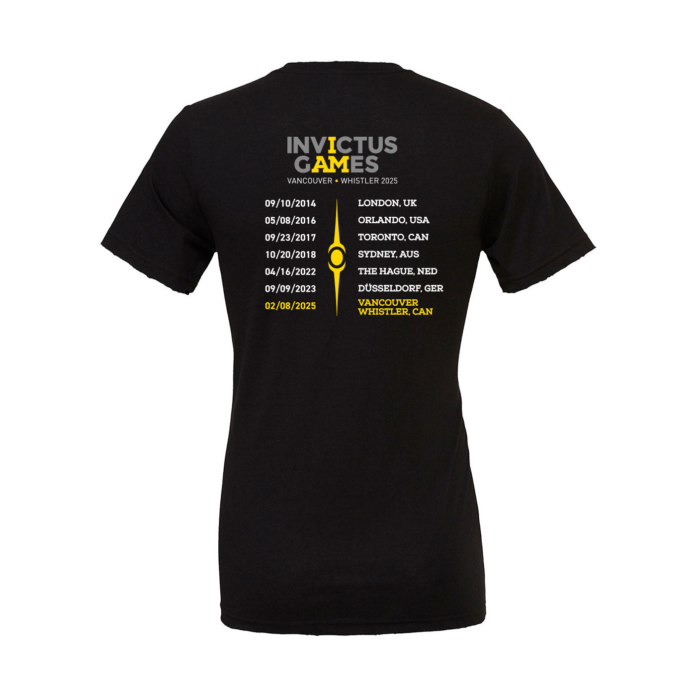 Invictus Games 2025 Unisex Concert Tee