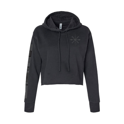 Invictus Games 2025 Ladies Cropped Hooded Sweatshirt