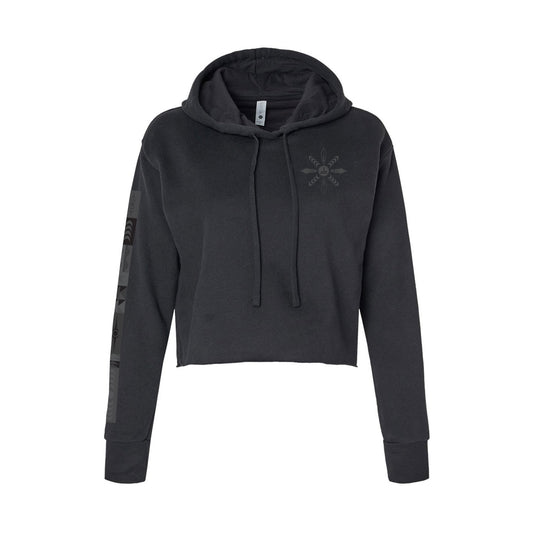 Invictus Games 2025 Ladies Cropped Hooded Sweatshirt