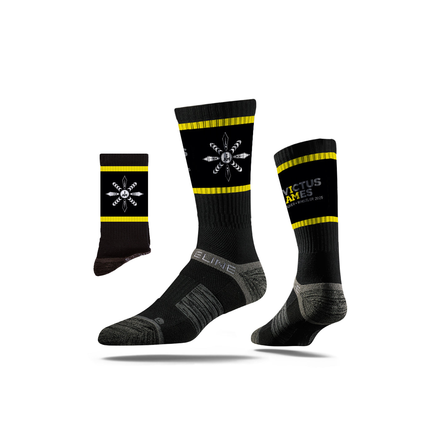 Invictus Games 2025 Strideline Premium Cotton Crew Socks